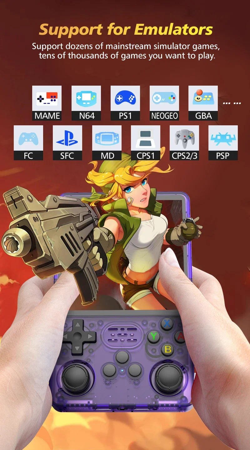 جهاز ألعاب الفيديو ريترو بلس R36S